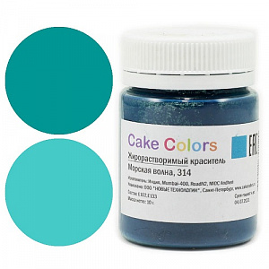 Жирорастворимый краситель Cake Colors Морская волна, 10 г